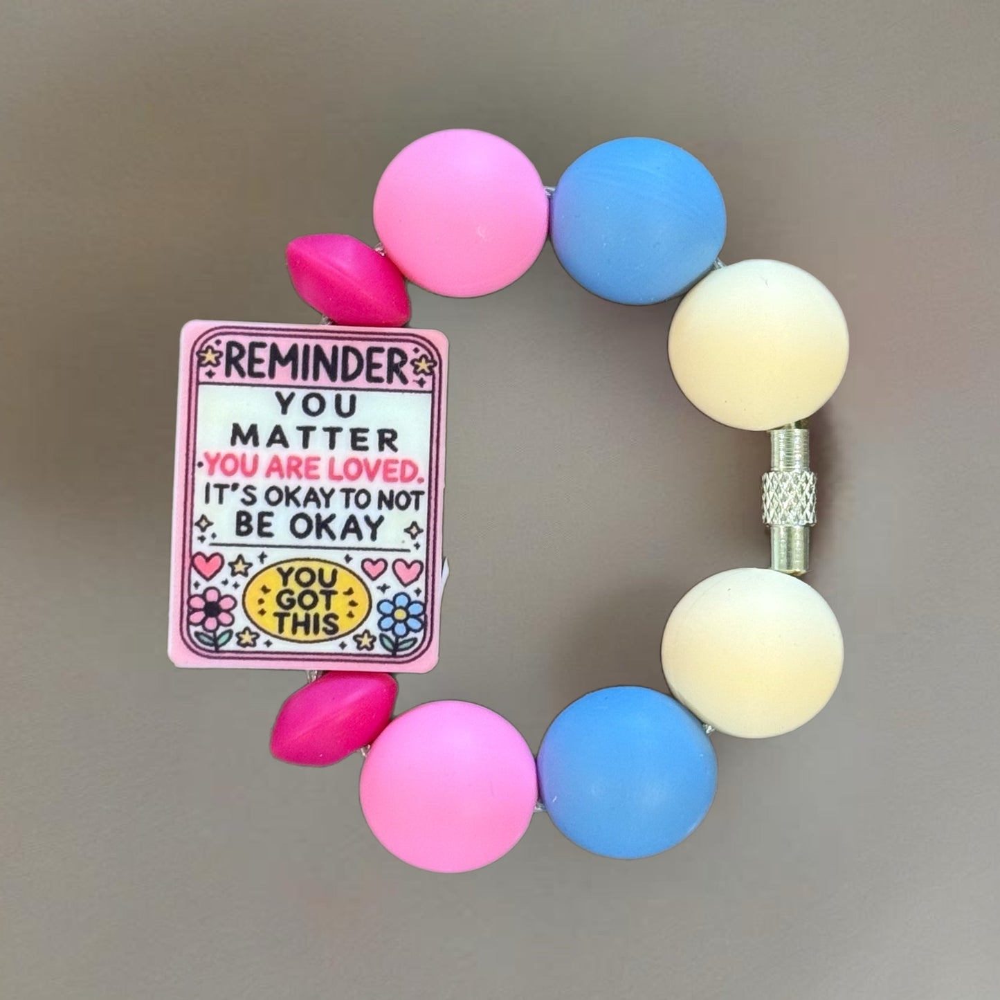 You Matter Handle Bracelet - Tumbler Handle Charm