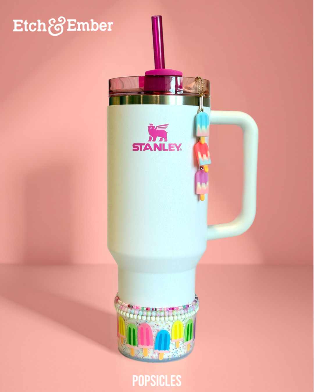 Clear POPSICLES Tumbler Boot -fits 20-40oz NEW!