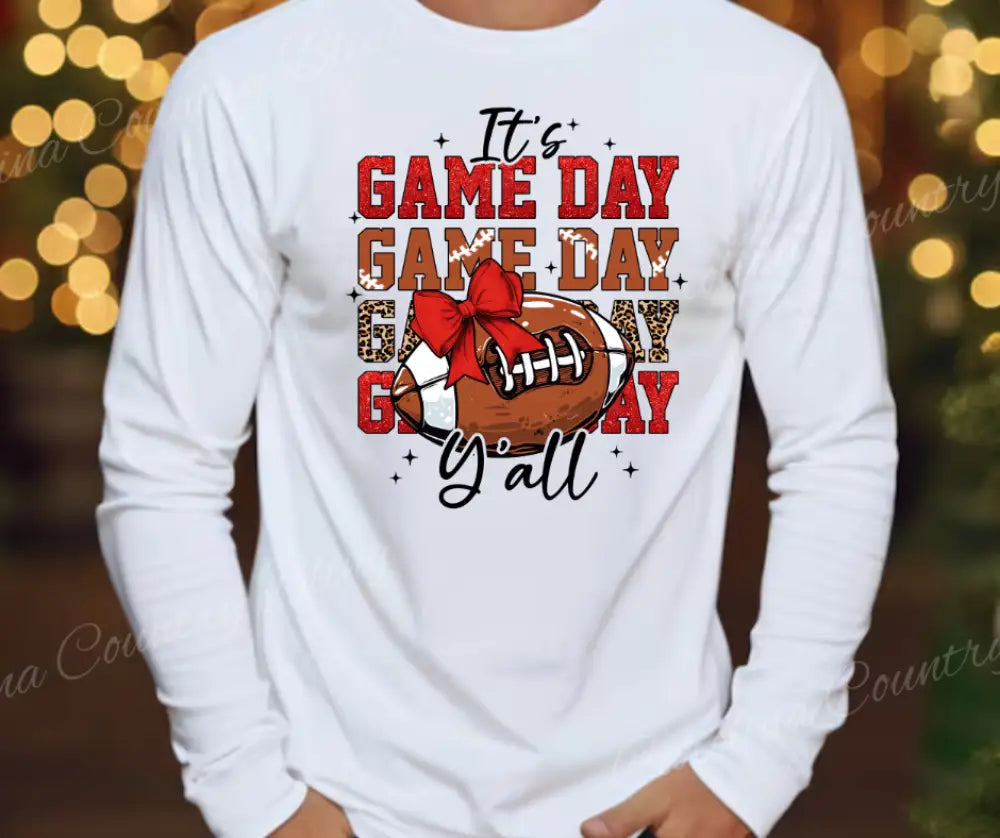 It's Game Day Y'all – White
