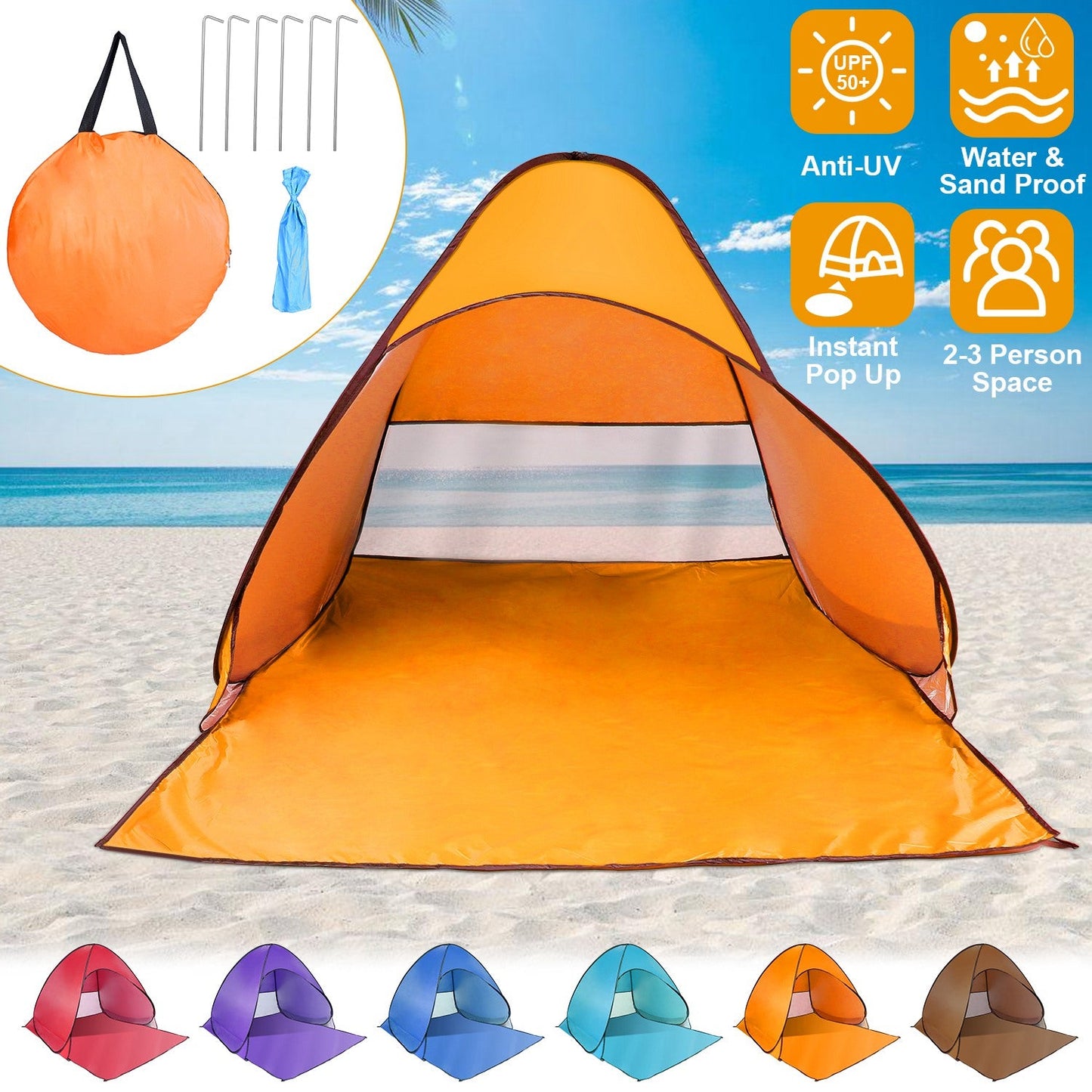 GBruno Pop Up Beach Tent
