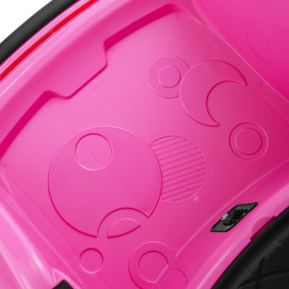 12V Electric Kids Ride on Bumper Car Battery Powered Bumping Car with Remote Control-Pink