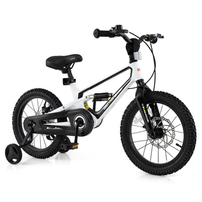 16 Inch Kids Bike Magnesium Alloy Bicycle Adjustable for Aged 4 to 7-16 inches
