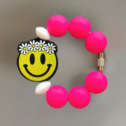 Smiley Handle Bracelet - Tumbler Handle Charm