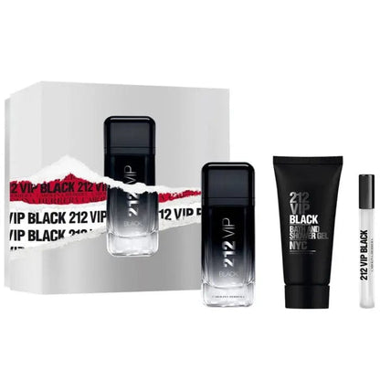 212 Vip Black By Carolina Herrera For Men 3Pcs Set EDP Spray
