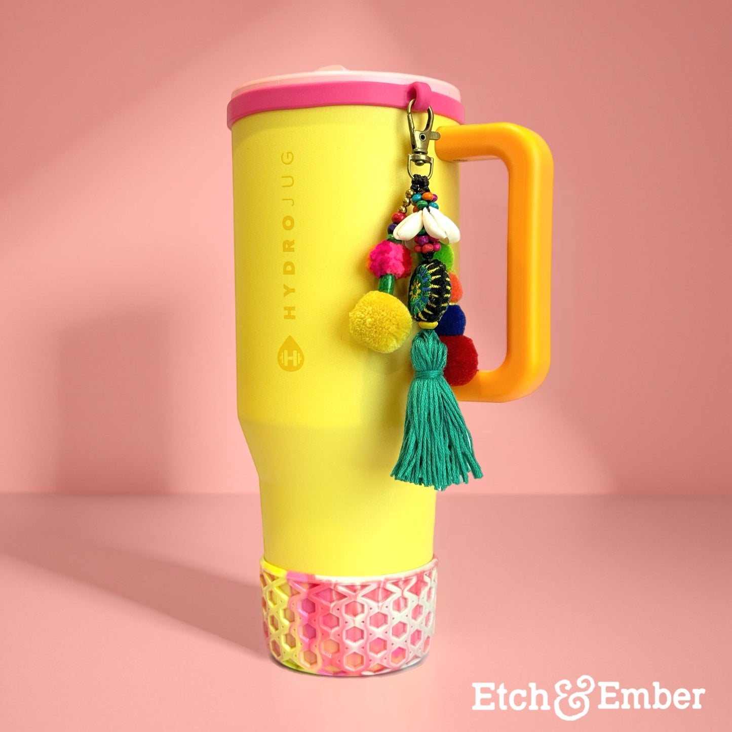 Summer Vibes Tassels Charm - Tumbler Handle Charm