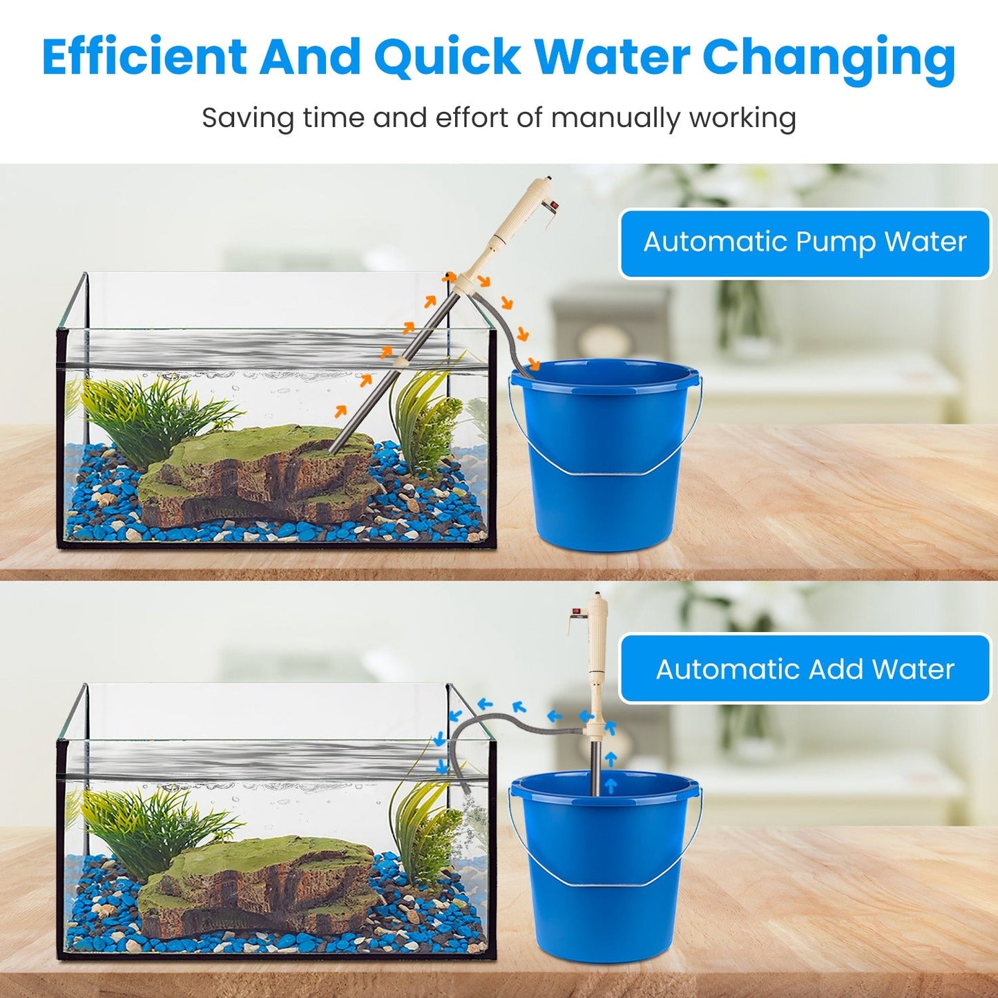 GBruno Electric Aquarium Cleaner Kit