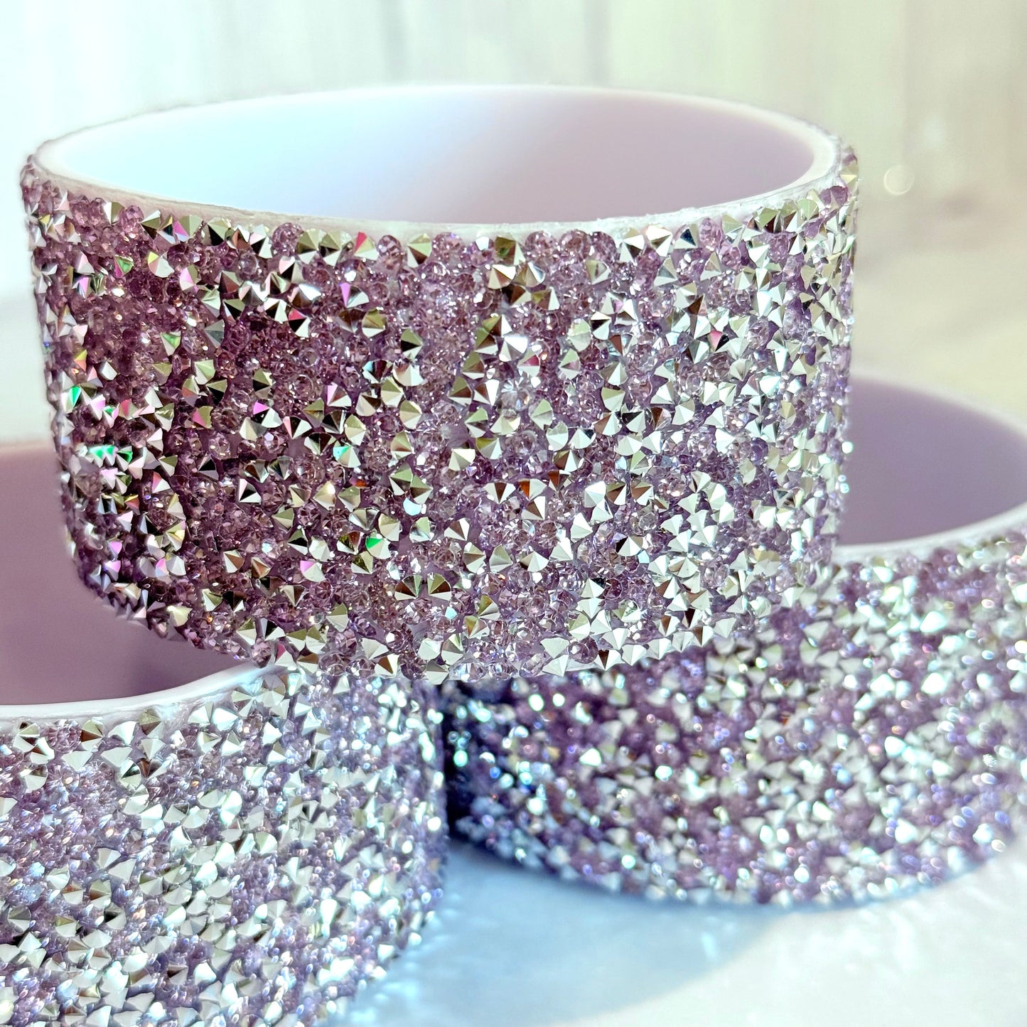 Periwinkle Druzy BLING Tumbler Boot -fits 40oz New!