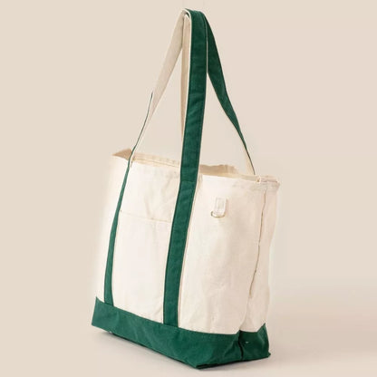 Green Trim Tote Bag