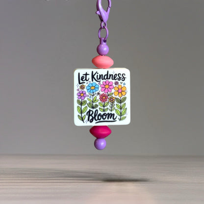 Let Kindness Bloom Handle Bracelet - Tumbler Handle Charm