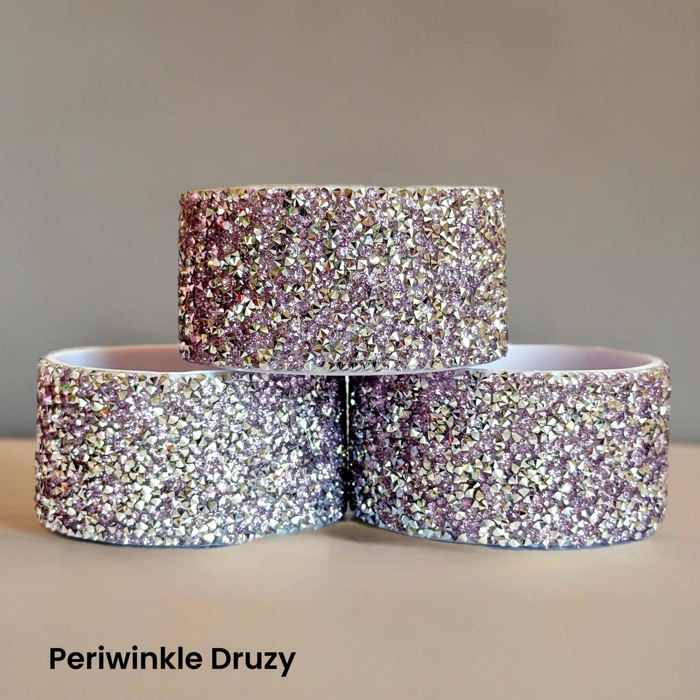 Periwinkle Druzy BLING Tumbler Boot -fits 40oz New!
