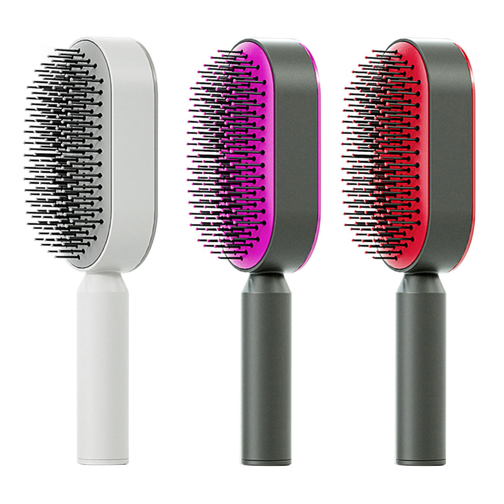 Self Cleaning Anti-Static Hairbrush
