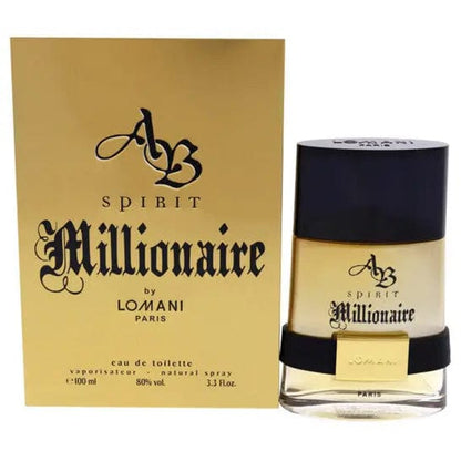 AB Spirit Millionaire by Lomani For Men 3.3oz EDT Spray