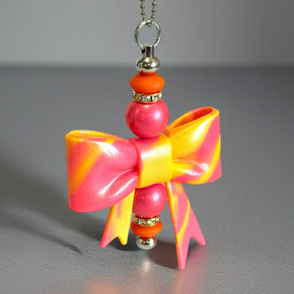Sunset 3D Bow Charm - Tumbler Handle Charm