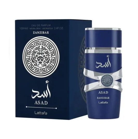 Asad Zanzibar By Lattafa For Men 3.4 oz EDP Spray