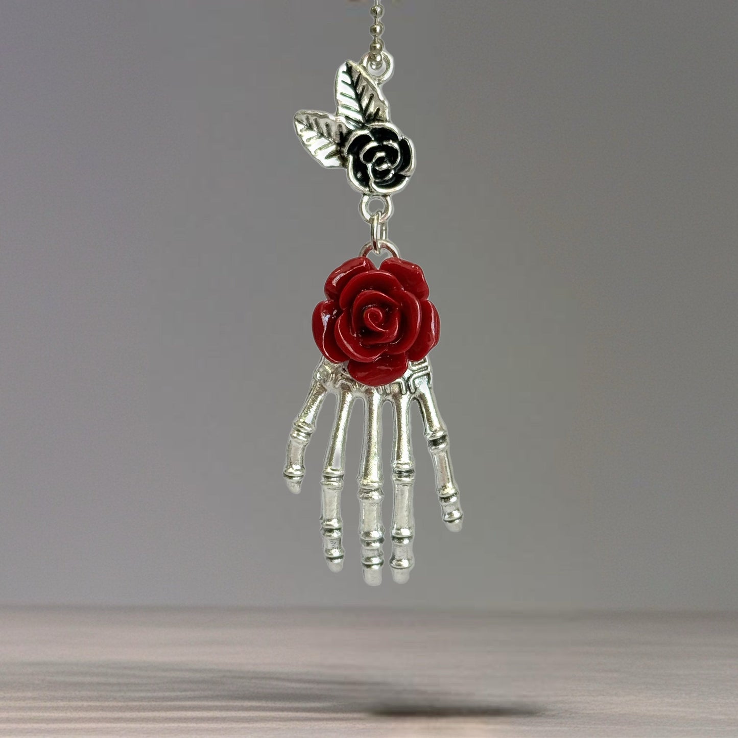 Deadly Damask Skeleton Charm - Tumbler Handle Charm