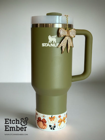 Bling Bow Deluxe Charm - Tumbler Handle Charm