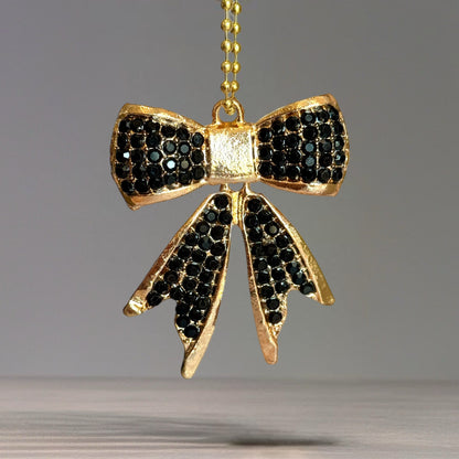 Bling Bow Deluxe Charm - Tumbler Handle Charm