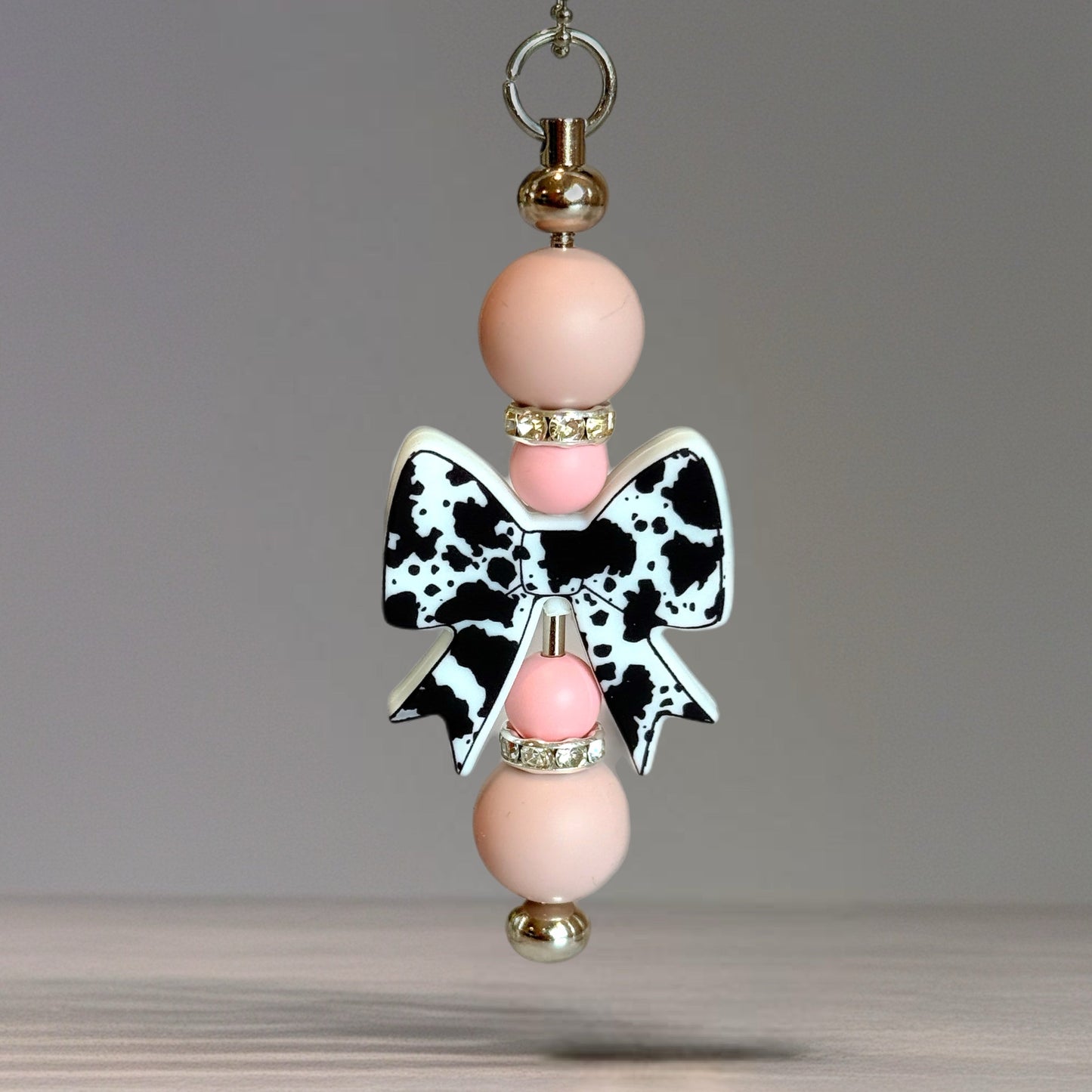 Coquette Cow Bar Charm - Tumbler Handle Charm