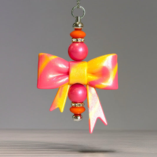 Sunset 3D Bow Charm - Tumbler Handle Charm