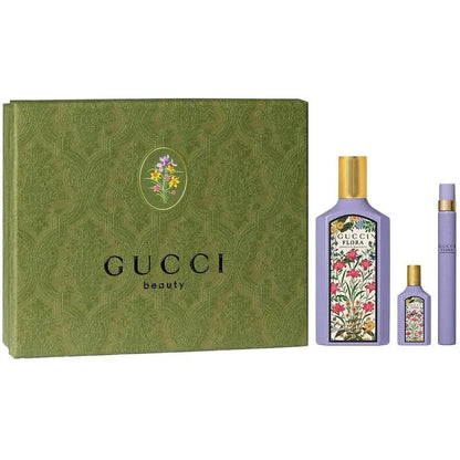 Flora Gorgeous Magnolia By Gucci For Women 3Pcs Set EDP Spray