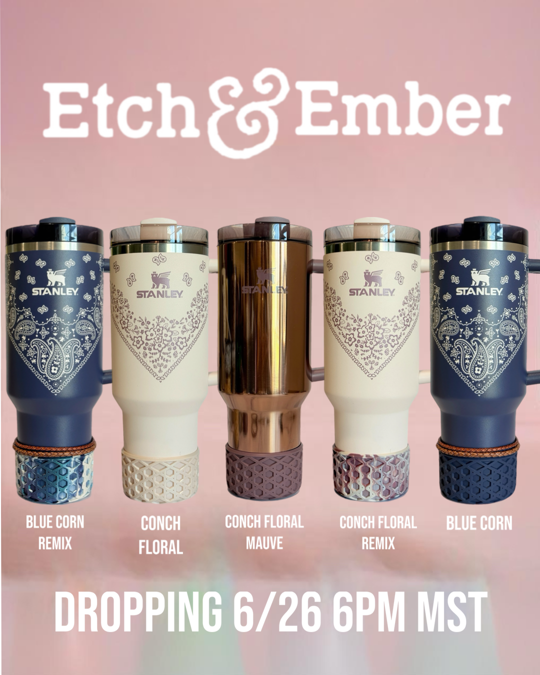 Conch Floral WAFFLE Tumbler Boot