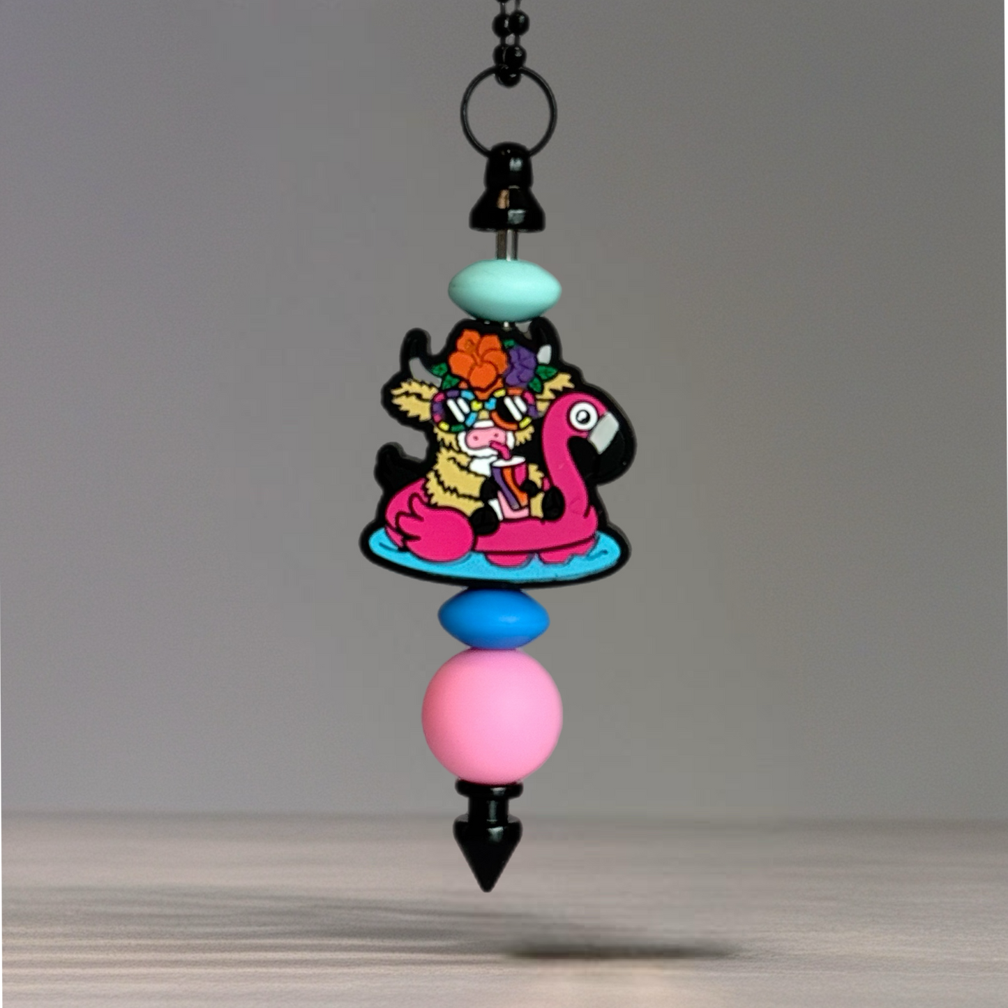 Tropi-cow Vibes Handle Bracelet - Tumbler Handle Charm