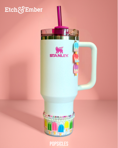 Clear POPSICLES Tumbler Boot -fits 20-40oz  NEW!