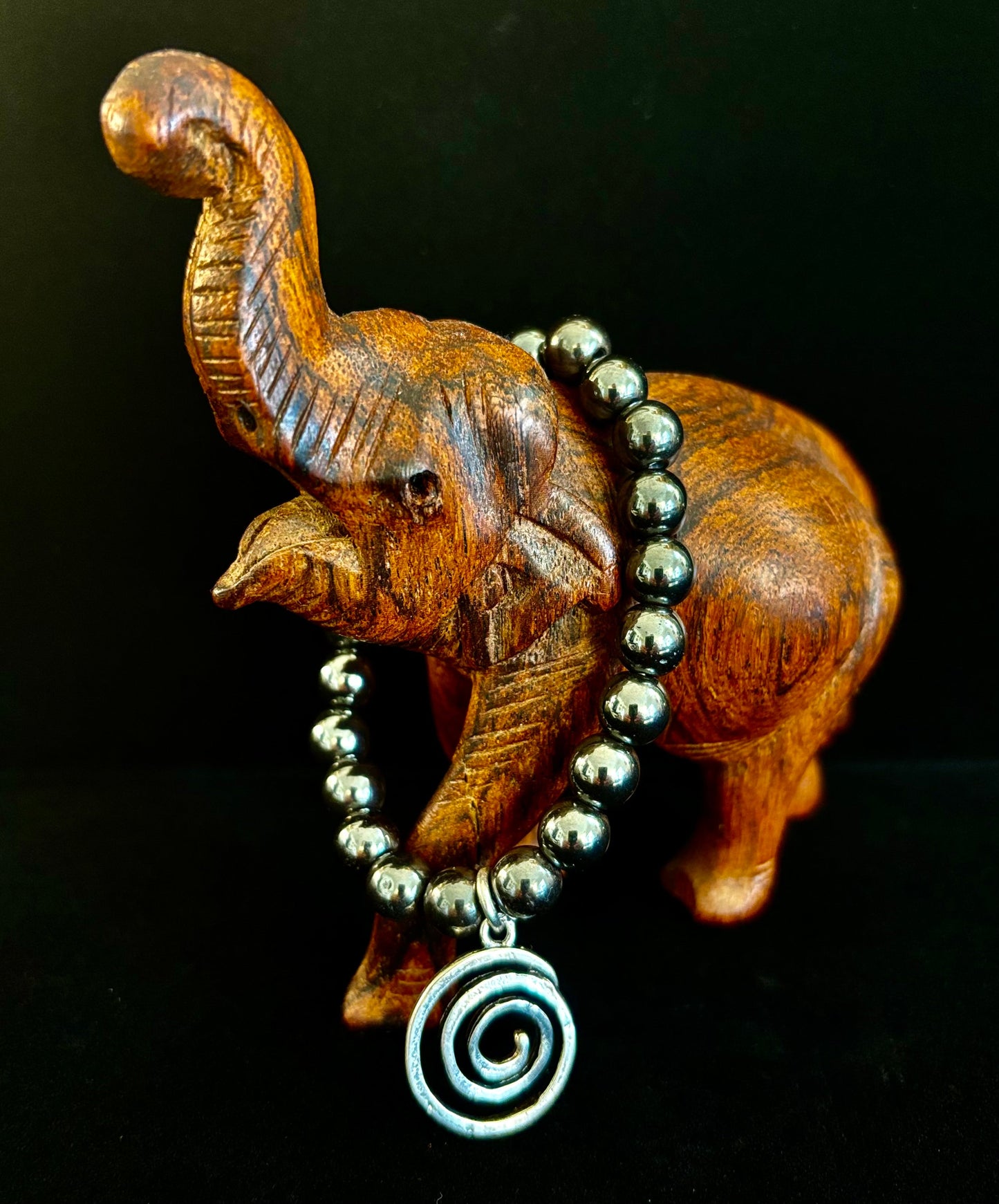 7 Wonders Natural Stone Charm Bracelet Collection | 8mm Healing Gemstone Beads with Silver Charms (Small–Medium Wrists)