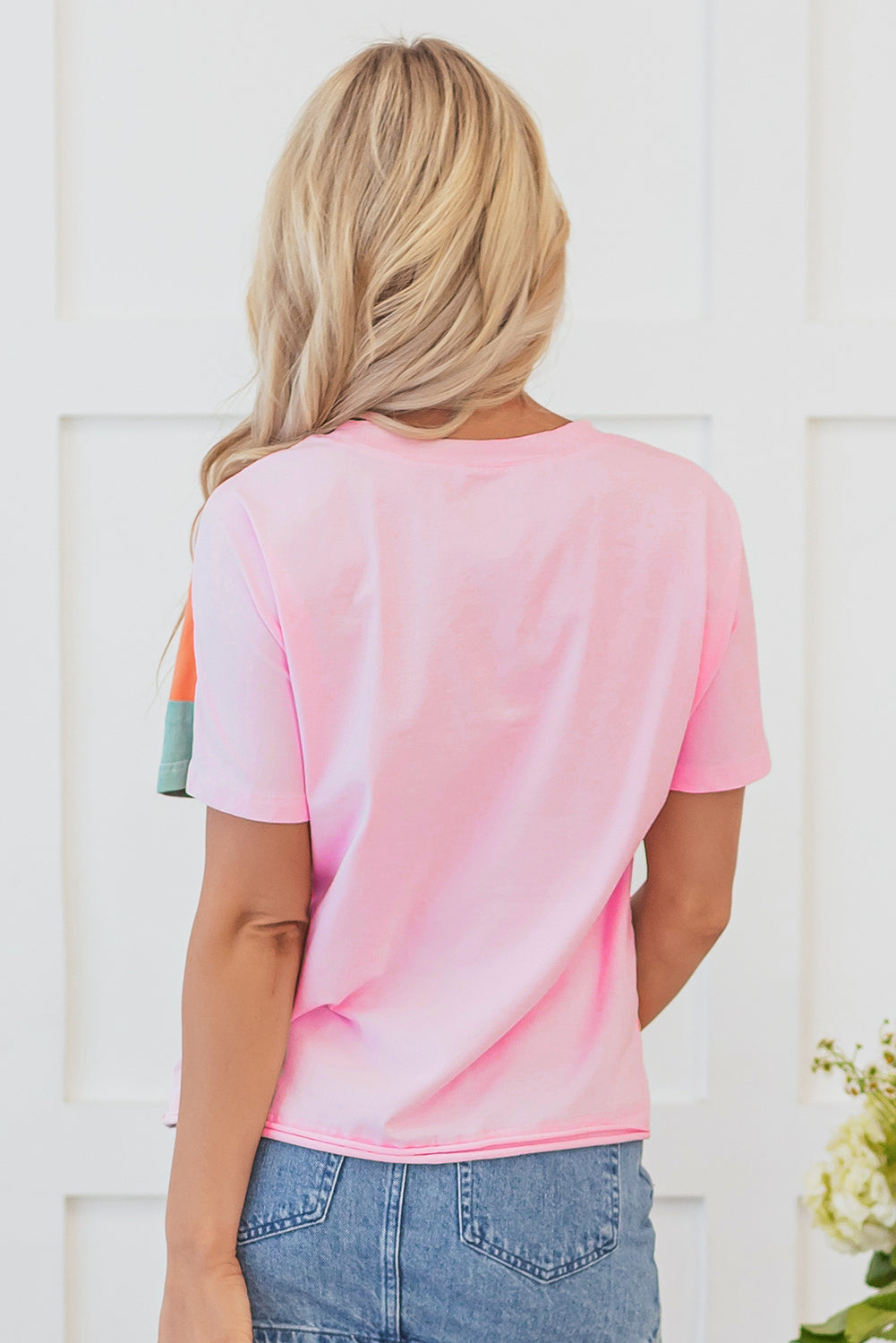 Sylvie Seamed Crewneck Top.