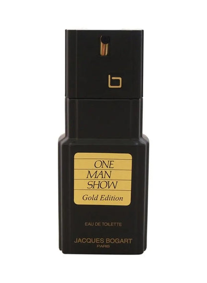 One Man Show Gold  By Jacques Bogart For Men 3.3oz EDT Spray
