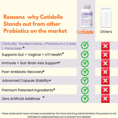 Advanced Women’s Probiotic for Gut Health, Vaginal Microbiome, UTI & Immunity Support