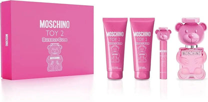 Toy 2 Bubble Gum By Moschino For Women EDT Spray (4pc Gift Set)