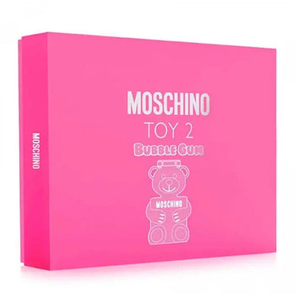 Toy 2 Bubble Gum By Moschino For Women EDT Spray (4pc Gift Set)