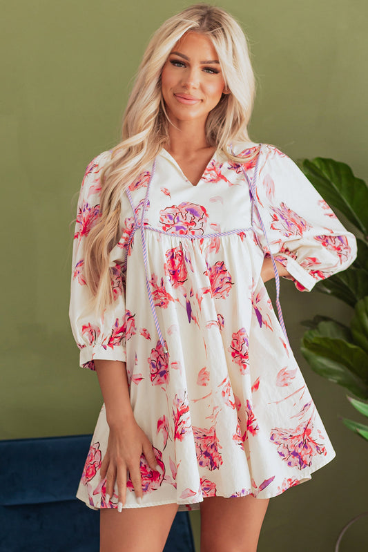 Lana Floral Babydoll Dress