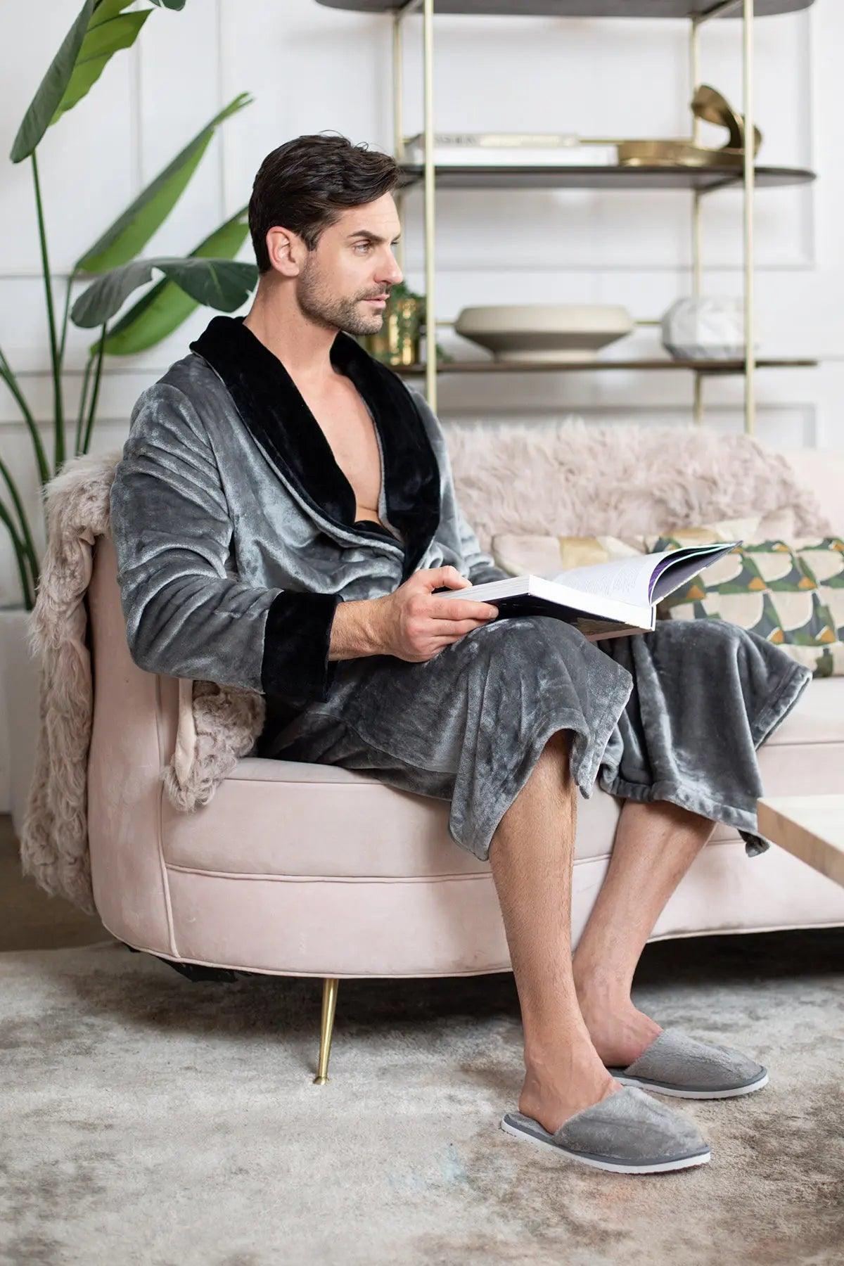 Cozy Mens Plush Robes – Built for Comfort, Designed to Last