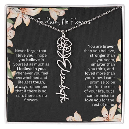 To My Beautiful Daughter Necklace