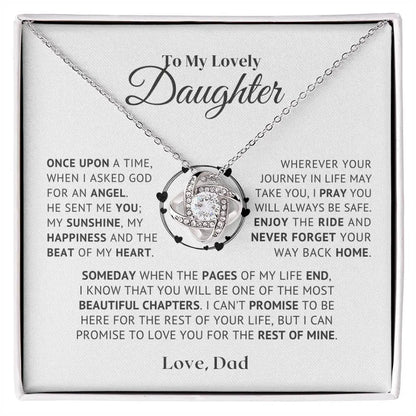 Dad's Love Necklace for Daughter