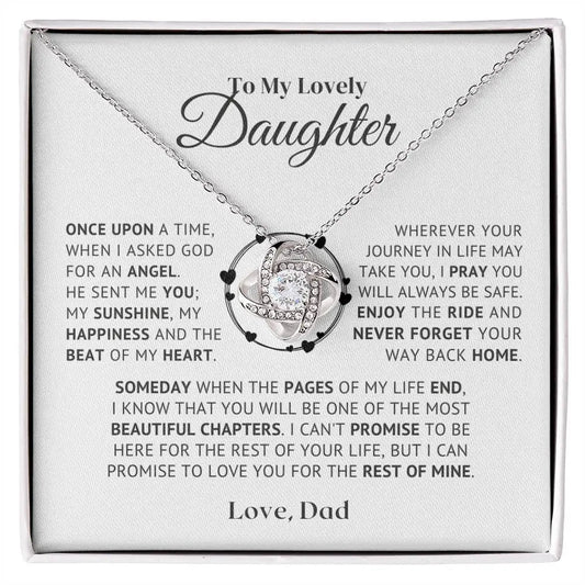 Dad's Love Necklace for Daughter
