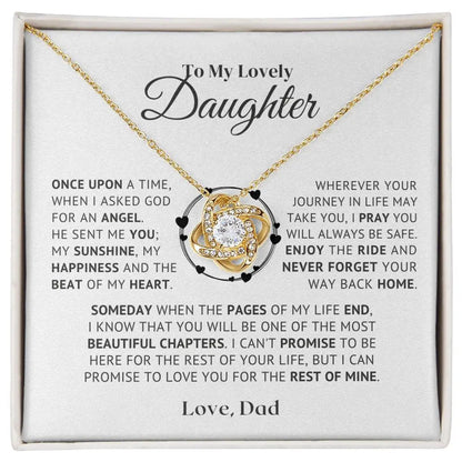 Dad's Love Necklace for Daughter
